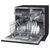 Baridi DH88 Tabletop Dishwasher 8 Place Settings 8L Capacity Black