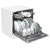 Baridi DH86 Tabletop Dishwasher 8 Place Settings 8L Capacity White