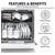 Baridi DH86 Tabletop Dishwasher 8 Place Settings 8L Capacity White