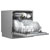Baridi DH87 Tabletop Dishwasher 8 Place Settings 8L Capacity Silver