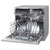 Baridi DH87 Tabletop Dishwasher 8 Place Settings 8L Capacity Silver