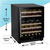 Baridi DH79 46 Bottle Under-Counter/Freestanding Dual Zone Fridge & Cooler 60cm