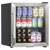 Baridi DH75 Mini Tabletop Beer & Drinks Fridge 50L Capacity - Stainless Steel