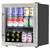 Baridi DH75 Mini Tabletop Beer & Drinks Fridge 50L Capacity - Stainless Steel