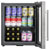 Baridi DH75 Mini Tabletop Beer & Drinks Fridge 50L Capacity - Stainless Steel