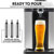 Baridi DH49 Mini Keg Draft Beer Dispenser Tap with Integrated Cooling 5L
