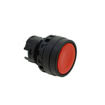IDEC YW4B-A1R 22mm maintained operator Metal Finsh bezel Red button