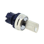 IDEC YW4K-3A 22mm 3 position maintained key operator Metal Finsh bezel
