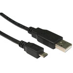 TruConnect USB2 Cable Type A to Micro B Black 1m