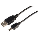 TruConnect USB2 Cable A Male to Mini B Male 2m Black