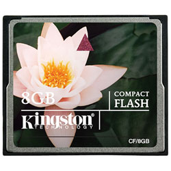 Kingston CF/8GB CompactFlash Memory Card - 8GB