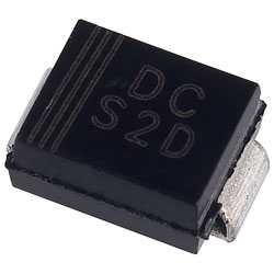 DC Components S2D Rectifier Diode SMB 2A 200V