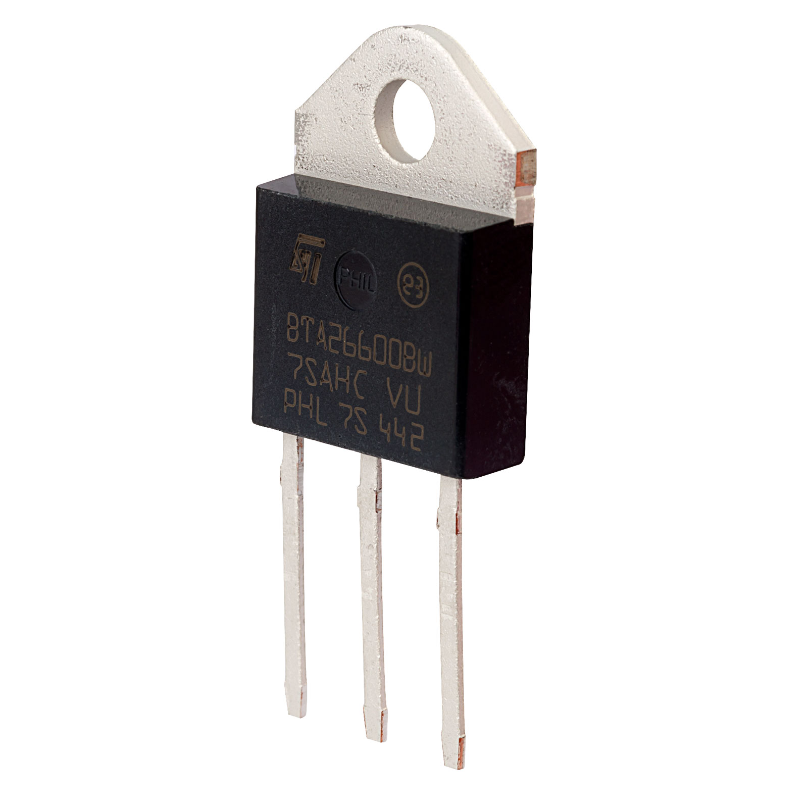 BTA26-600BWRG 25A 600V Iso Triac Top3 ST | Rapid Electronics