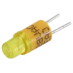 EAO 10-2613.1074 LED single T1 Bi Pin 28VAC/DC 5mA/9mA gelb