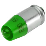 EAO 10-2J13.1065 LED single T1 3/4 MG green 28VAC/DC 7/14mA half-wave rect.