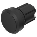EAO 45-2131.1110.000 Pushbutton actuator black lens-level with housing