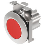 EAO 45-2131.4F20.000 Pushbutton actuator red lens flush mount mom. front metal