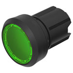 EAO 45-2234.11H0.000 Illuminated pushbutton actuator green transparent lens