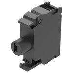 EAO 45-320.1N12 Illumination element frt-mount white screw term. 24-240VAC/DC