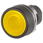 EAO 46-2231.11G0.000 Guarded push-button, illuminated, yellow