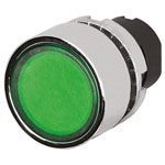 EAO 46-2234.31H0.000 Push-button, illuminated, maintained, green