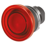 EAO 46-2631.1GE0.000 Mushroom push-button Ø 38, illuminated, red