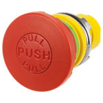 EAO 46-2737.1920.000 Mushroom push-button Ø 40, pull release, red