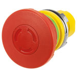 EAO 46-2C36.1920.000 Mushroom push-button Ø 40, twist release, red