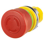 EAO 46-2C36.1M20.000 Mushroom push-button Ø 32, twist release, red