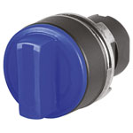 EAO 46-2W19.1CJ0.004 Knob selector switch, illuminated, blue, 3-position, Cam O
