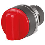 EAO 46-2W28.1CE0.001 Knob selector switch, illuminated, red, 2-position, Cam A