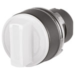 EAO 46-2W28.1CN0.001 Knob selector switch,illuminated,white, 2-position, Cam A