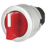 EAO 46-2W28.4CE0.001 Selector switch illuminated red flush-mount 2-posn Cam A