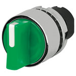 EAO 46-2W44.3CM0.001 Selector switch illuminated green 2-position Cam A spring
