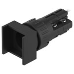 EAO 51-152.0252 Illuminated pushbutton mom SA 2NC+2NO ST 18x18 gold/silver