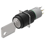 EAO 51-414.036D Keylock switch 2 positions main LL 2NO UT D18 gold A 311