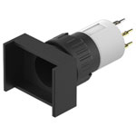 EAO 51-423.036 Illuminated pushbutton mom LL 1NC+1NO UT 18x24 gold