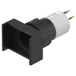 EAO 51-425.036 Illuminated pushbutton mom LL 1NO UT 18x24 gold