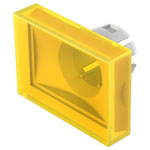 EAO 51-903.4 Lens yellow flat 15.2x21.2 plastic transparent