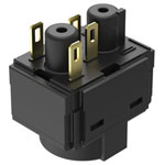EAO 61-8610.37 Switching element slow-make LL 1NO ST/PT gold