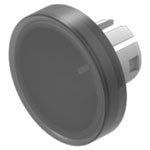 EAO 61-9642.1 Lens flush mounting smoked D19,7 plastic transparent