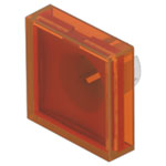 EAO 61-9671.3 Lens flush mounting orange 18x18 plastic transparent