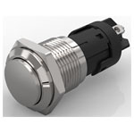 EAO 82-4162.1000 16mm Pushbutton St.Steel flush/raised Screw Mom. Ag Contacts