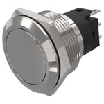 EAO 82-6151.2000 Pushbutton Maint. 22.5mm St.Steel flush/flat no LED Solder plug