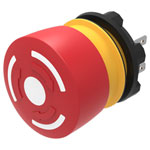 EAO 84-5230.0020 E-Stop Pushbutton, 1NC+1NO, non illuminated, solder/plug-i