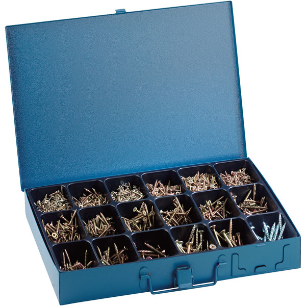 Click to view product details and reviews for Affix Multi Purpose Screw Assortment In Steel Case 2110 Piece.