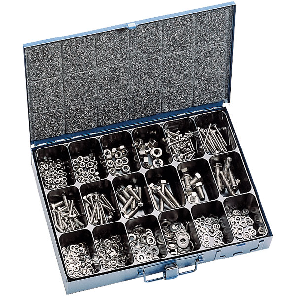 Click to view product details and reviews for Affix Stainless Steel Screw Assortment In Steel Case 500 Piece.