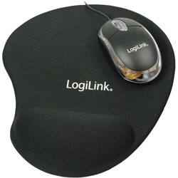 LogiLink® ID0039 Mouse Optical USB With Gel Wrist Mousepad Set