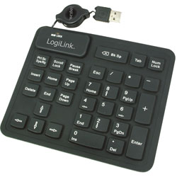 LogiLink® ID0059 Additional USB Numeric Keypad - Roll Up