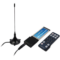 LogiLink® VG0009 DVB-T Express Card Receiver For TV & FM Radio